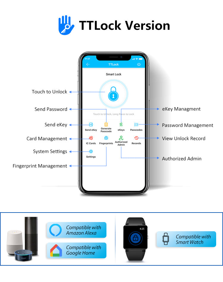 SmartUK R10-T1 Smart Deadbolt Lock