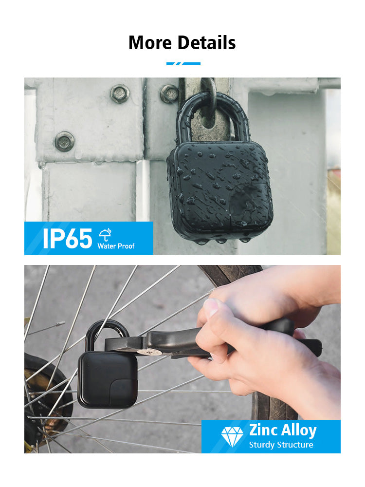 SmartUK P2 Smart Fingerprint Padlock