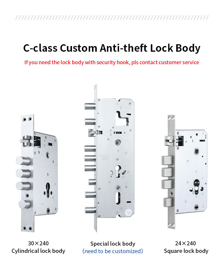 SmartUK D1 Smart Fingerprint 6068 Mortise Lock