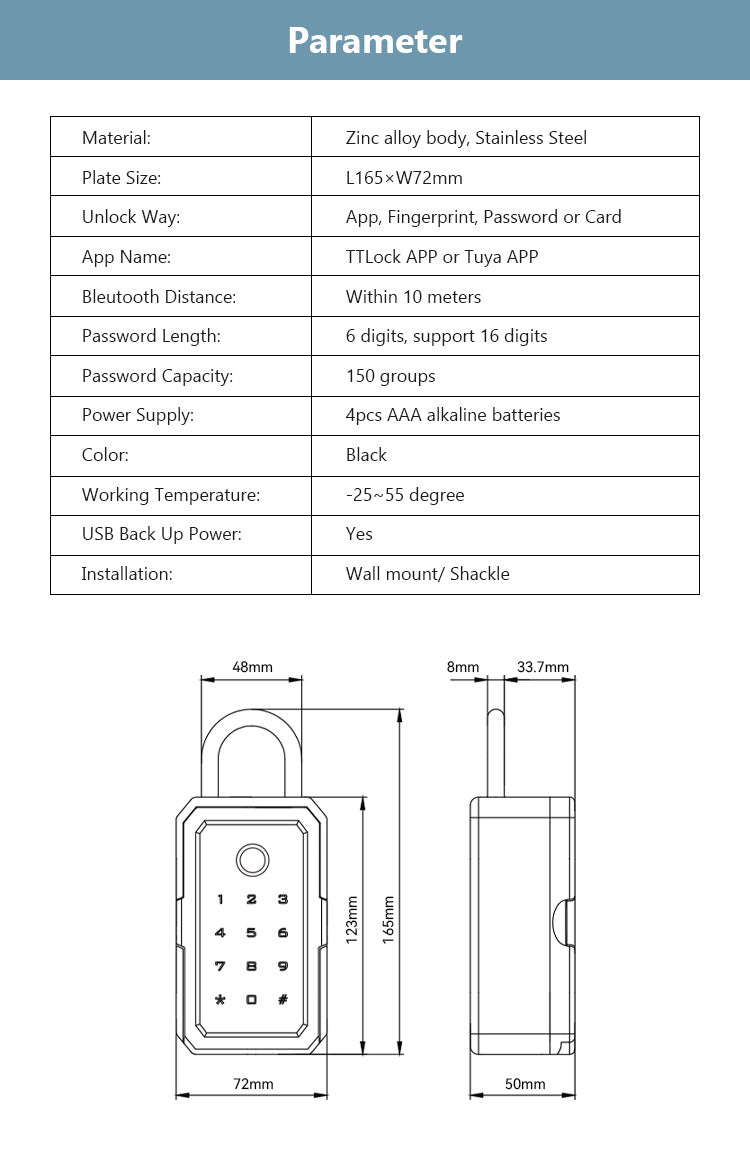 SmartUK K3 Smart Key Box